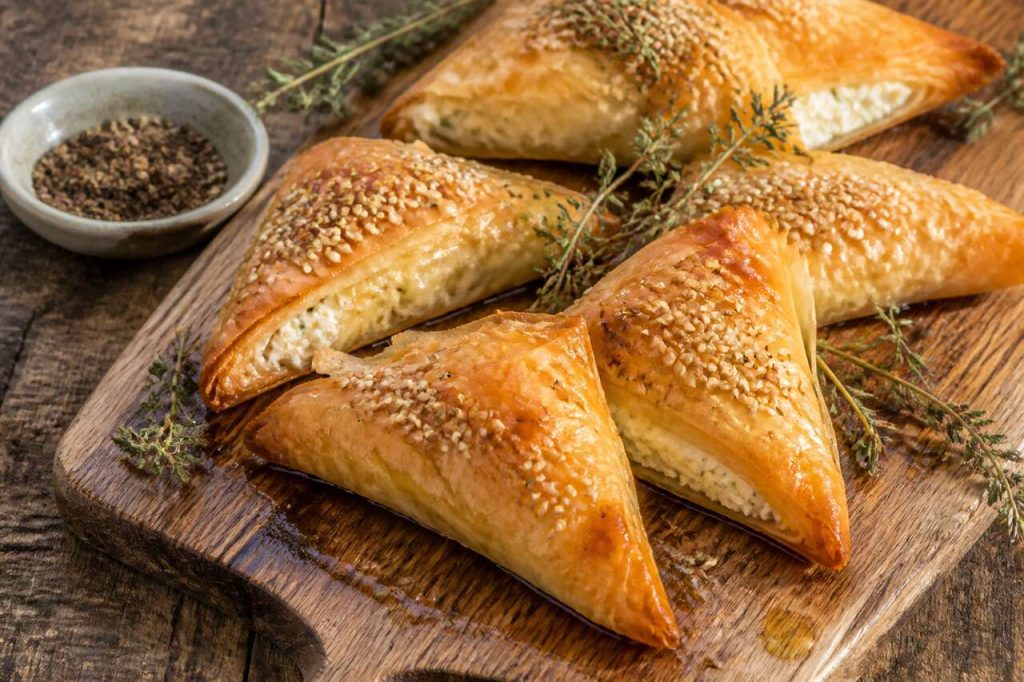 Recette de feuilletés croustillants à la feta