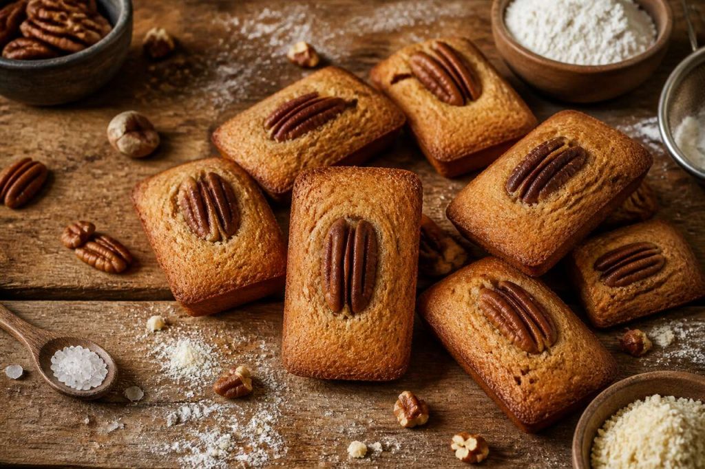 Recette de financiers aux noix de pécan