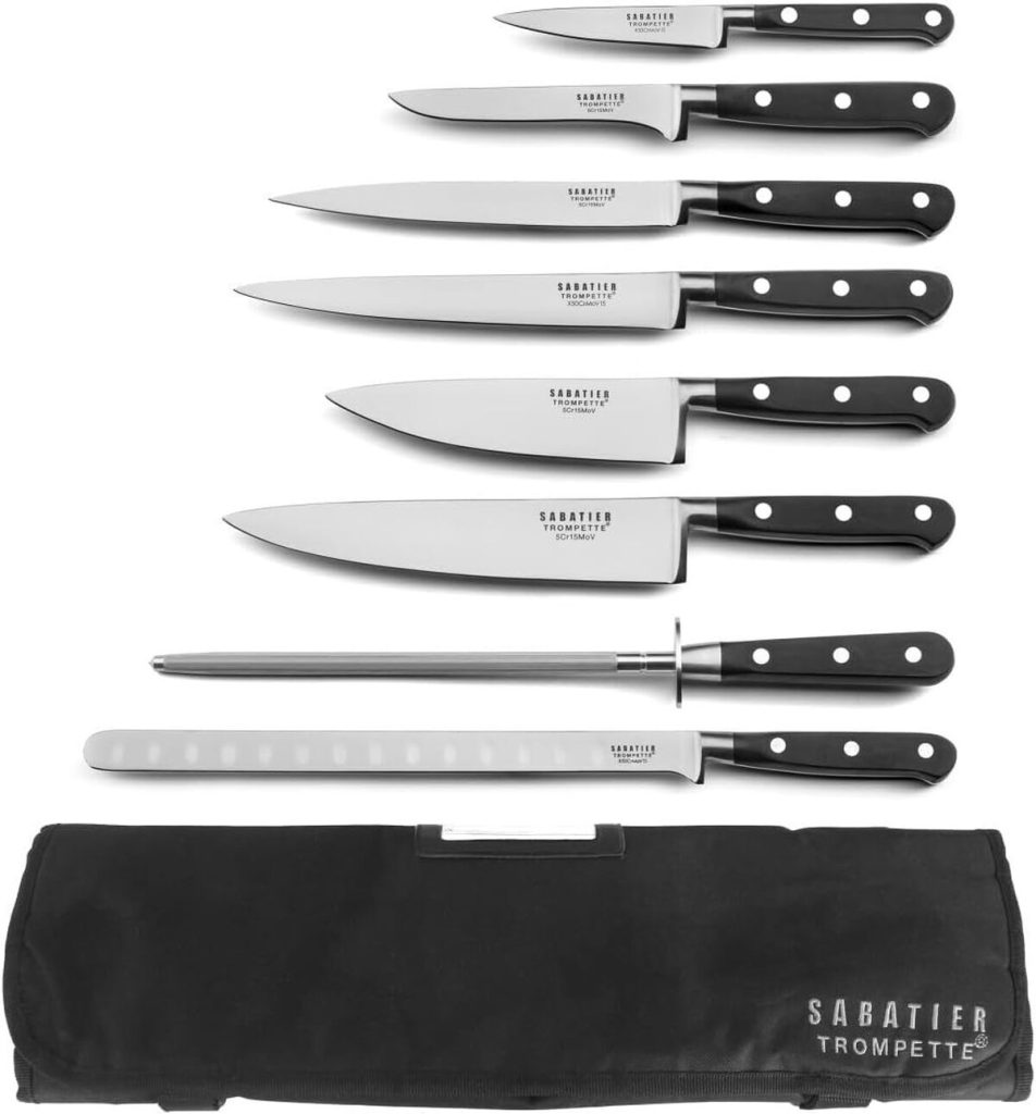 Test de la trousse 8 couteaux Sabatier Trompette Origin