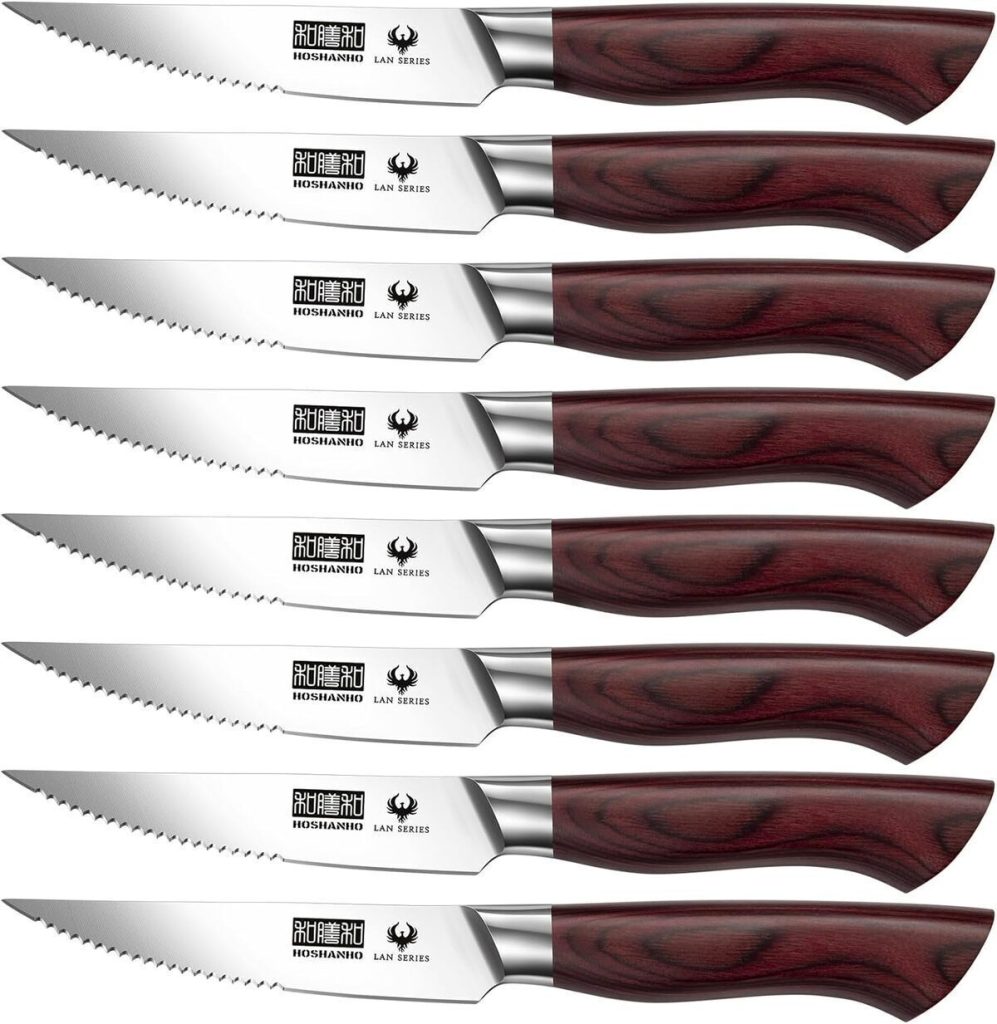 Test du set de couteaux à steak Hoshano : élégance et précision