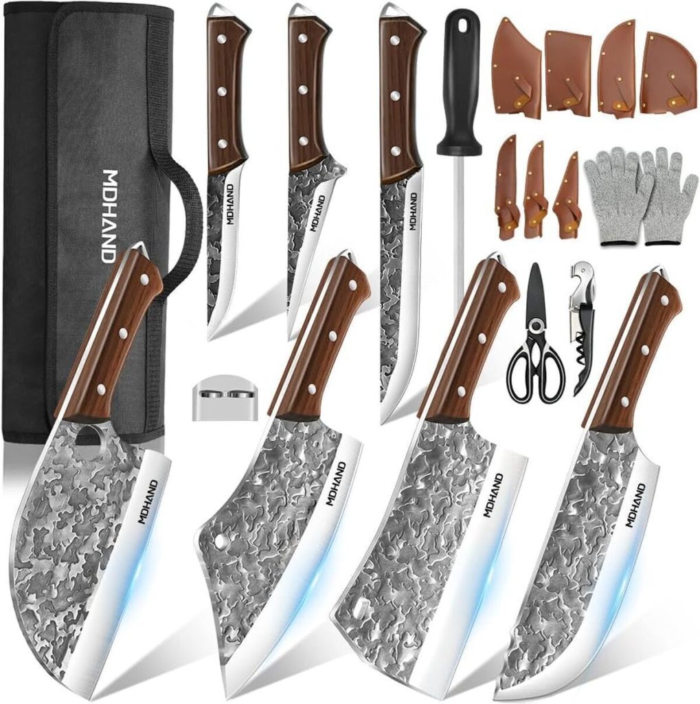 Test : set de couteaux Welan 14 pièces pour cuisine et camping