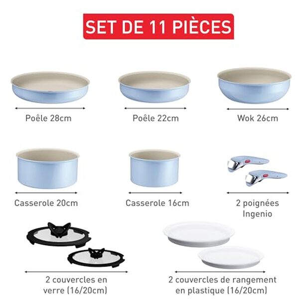 Découvrez notre test détaillé de la batterie Tefal Ingenio Serenity 11 pièces empilable : performances, avantages et inconvénients pour bien choisir votre batterie de cuisine. 