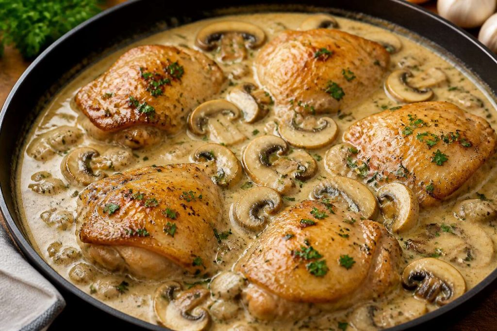 Recette de fricassée de poulet : un plat savoureux et réconfortant