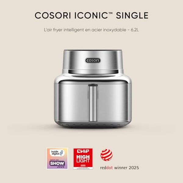 Découvrez notre test complet de la Cosori Iconic Airfryer : une friteuse à air puissante qui conjugue performance culinaire et économies d'énergie pour votre cuisine. 