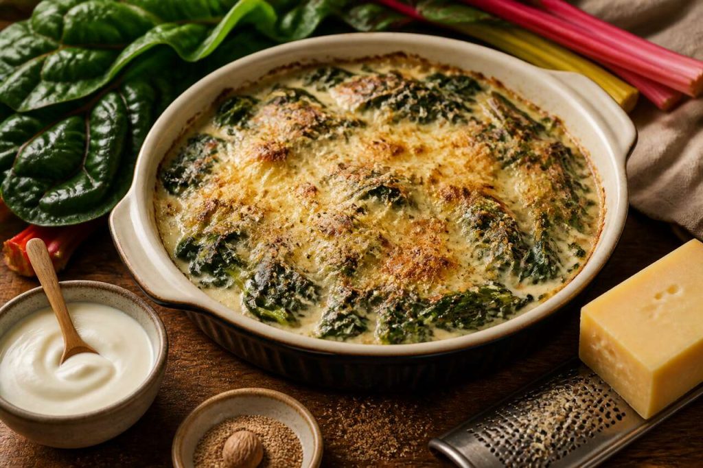Recette du gratin de blettes fondant et gourmand