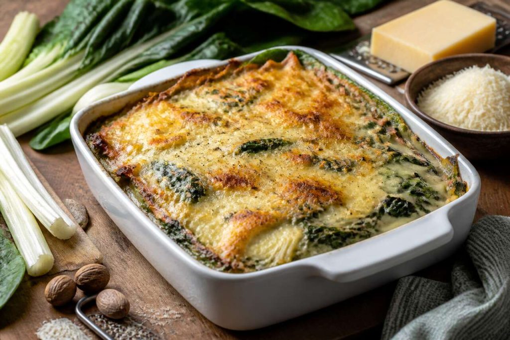 Recette du gratin de blettes au fromage