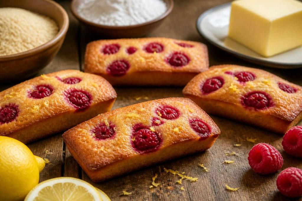Recette de financiers framboise et citron : un délice fondant et fruité