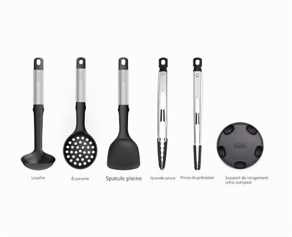 Découvrez notre test détaillé des ustensiles Joseph Joseph Elevate Fusion 5 pièces : qualité, design et performance en cuisine pour bien choisir vos accessoires.