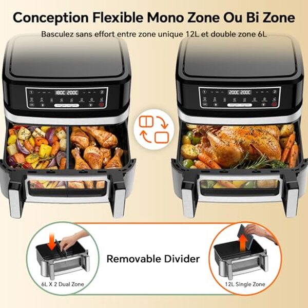 Découvrez notre test détaillé de la friteuse sans huile XXL 12L : puissance, capacité et flexibilité pour des repas sains et savoureux en famille.
