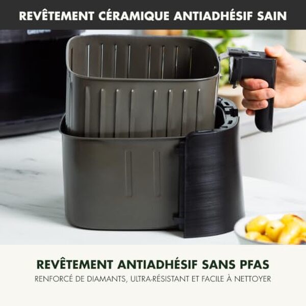 Découvrez notre test détaillé de la friteuse GreenPan Bistro Airfryer XL 11 en 1 : performance, fonctionnalités innovantes et résultats de cuisson pour bien choisir votre airfryer. 