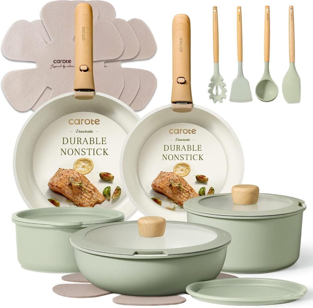 Test : lot de casseroles et poêles Carote avec poignée détachable