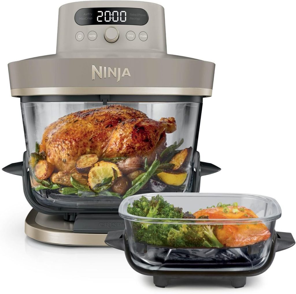 Test Ninja CRISPi PRO XL : friteuse sans huile en verre, 5 modes de cuisson