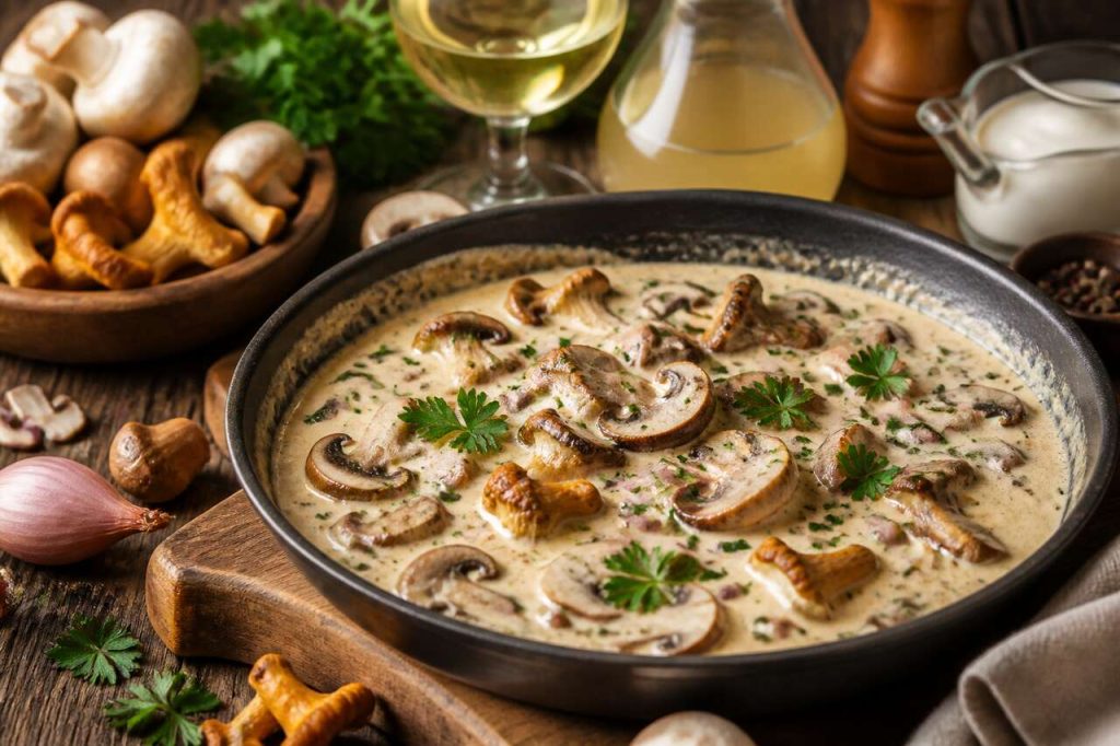 Recette de sauce forestière : un accompagnement savoureux aux champignons