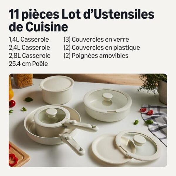 Découvrez notre test détaillé des ustensiles de cuisine empilables Amazon Basics antiadhésifs : qualité, performance et durabilité pour équiper votre cuisine.