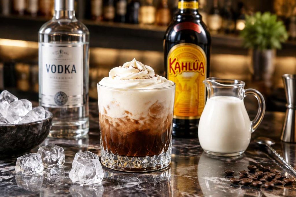 Recette du cocktail White Russian : le russe blanc facile à préparer