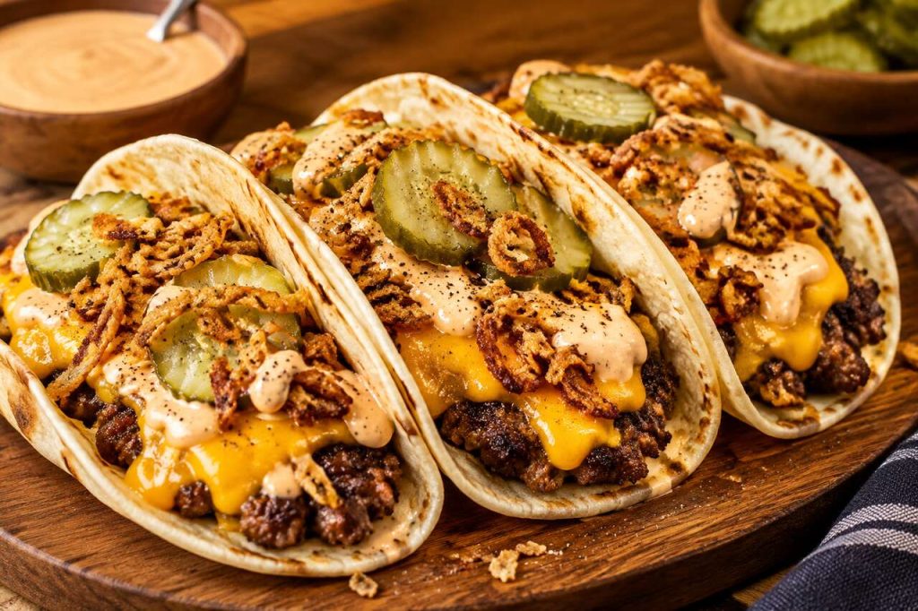 Recette de tacos smash burger maison : un régal facile à préparer
