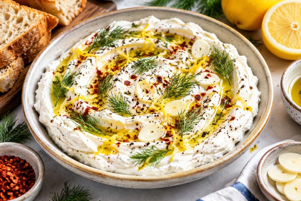 Recette de feta fouettée : un mezze crémeux et irrésistible