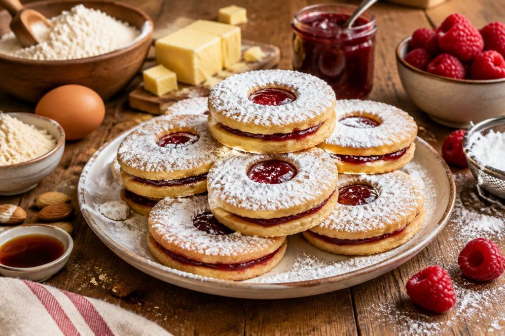 Recette de biscuits sablés à la confiture