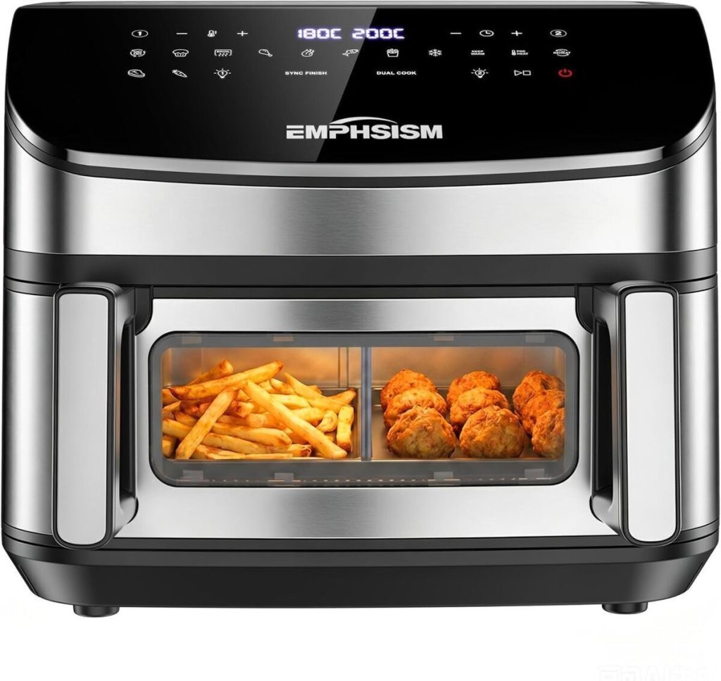 Test de l'air fryer 12L : friteuse XXL à double compartiment