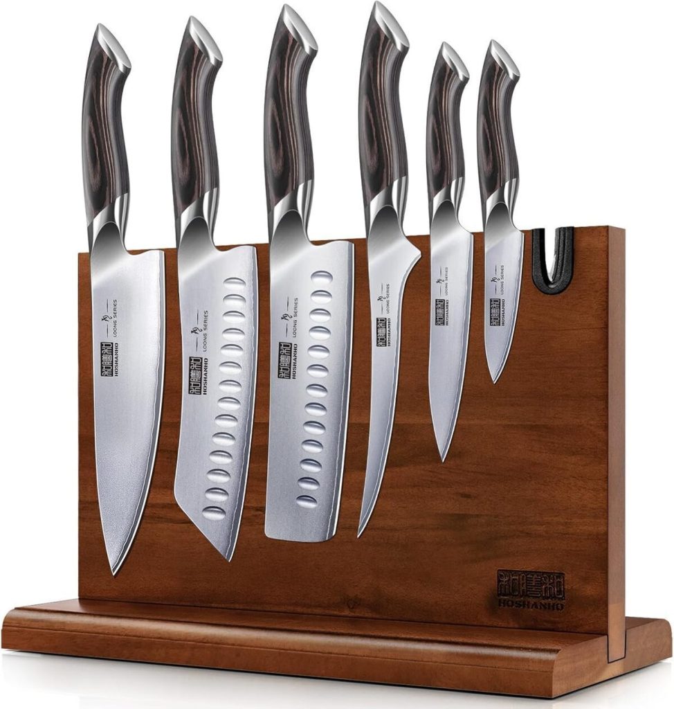 Test du lot 7 couteaux HOSANHO : tranchant et ergonomique