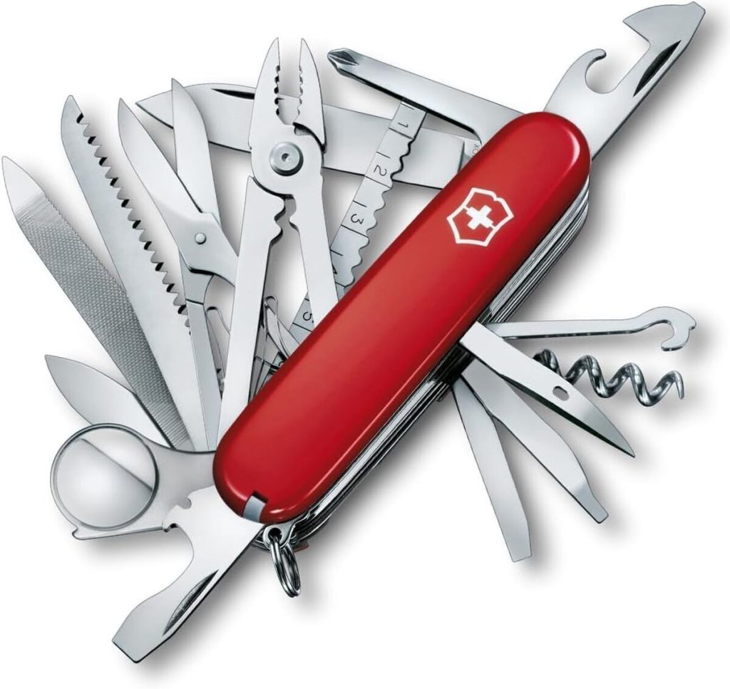 Test du Victorinox Swiss Champ : couteau suisse multifonctions rouge