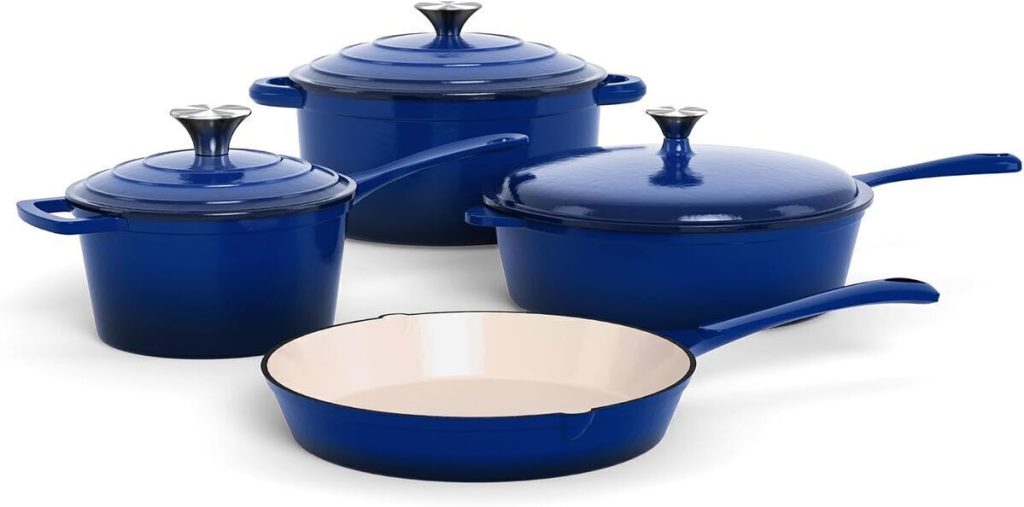 Test : kitchen Academy, lot de 7 casseroles en fonte émaillée induction