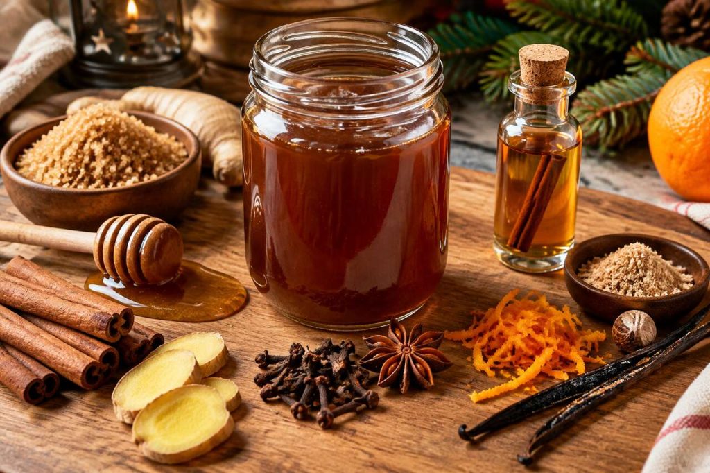 Recette de sirop saveur pain d'épices maison