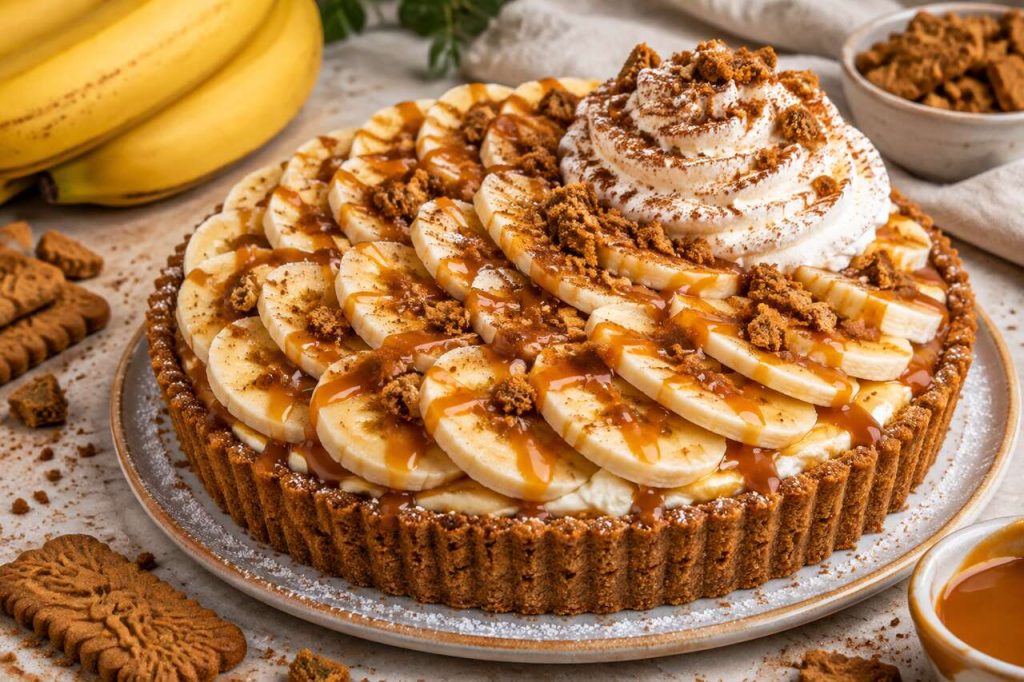 Recette de tarte banoffee au spéculoos