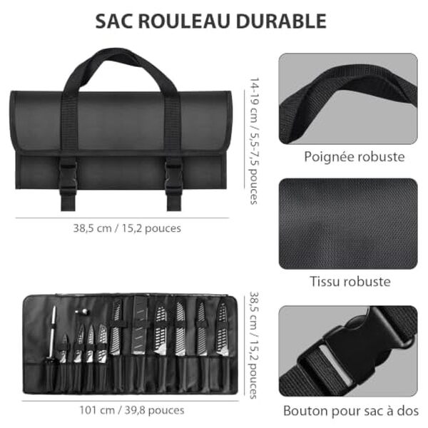Découvrez notre test détaillé du lot de 17 couteaux MOSFiATA en acier inoxydable : qualité, durabilité et performance de ces couteaux de cuisine professionnels. 