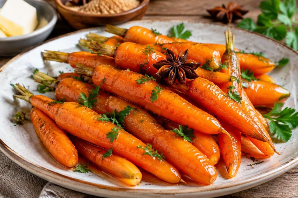Recette de carottes glacées à l'anis étoilé