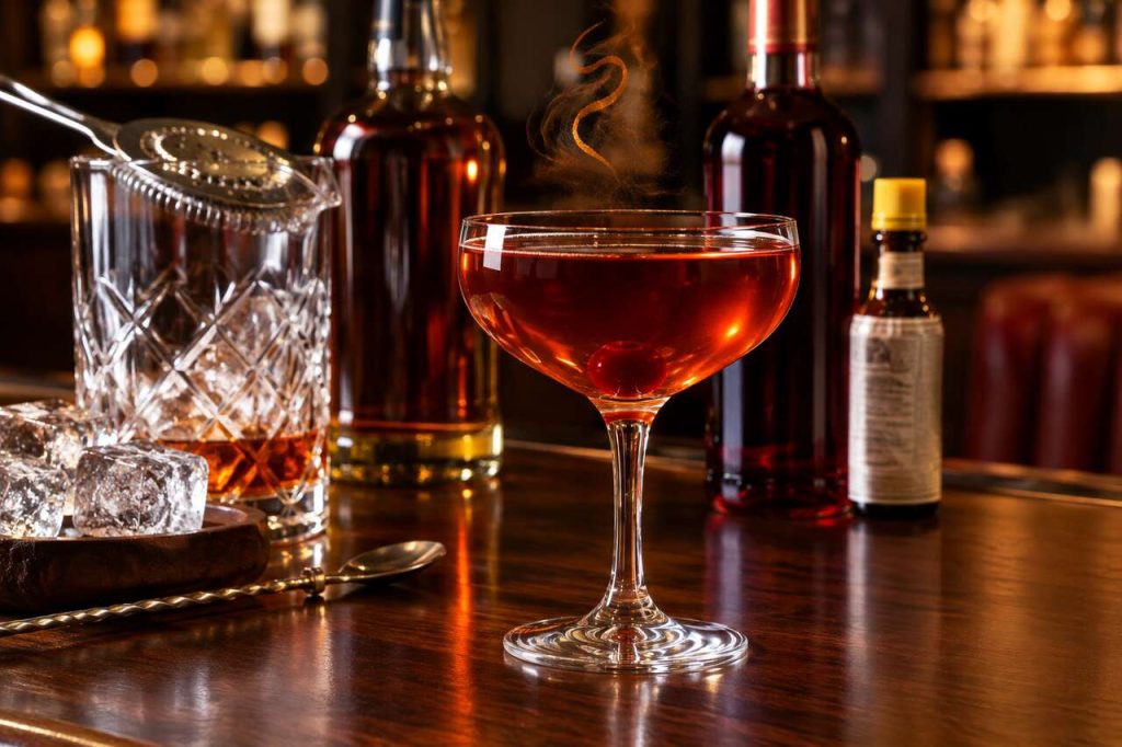 Recette du cocktail Manhattan : le classique américain à maîtriser