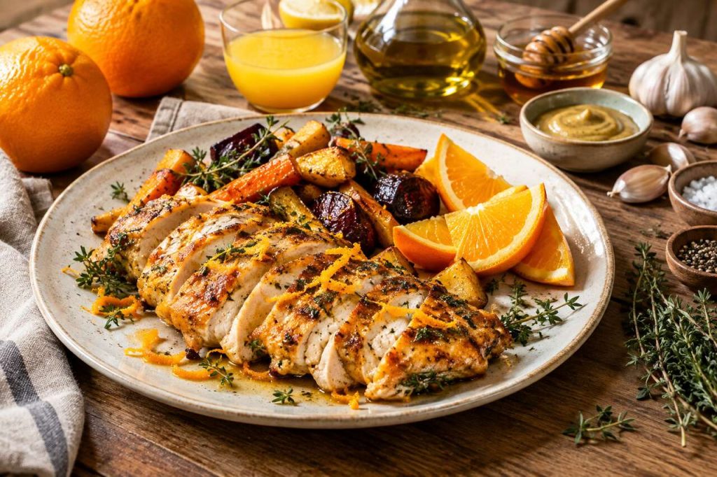 Recette de marinade aux zestes d'orange