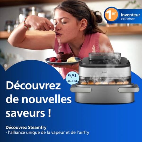 Découvrez notre test détaillé de la Philips AirFryer Série 5000 avec double panier et 28 modes de cuisson. Avis, performances et caractéristiques complètes.