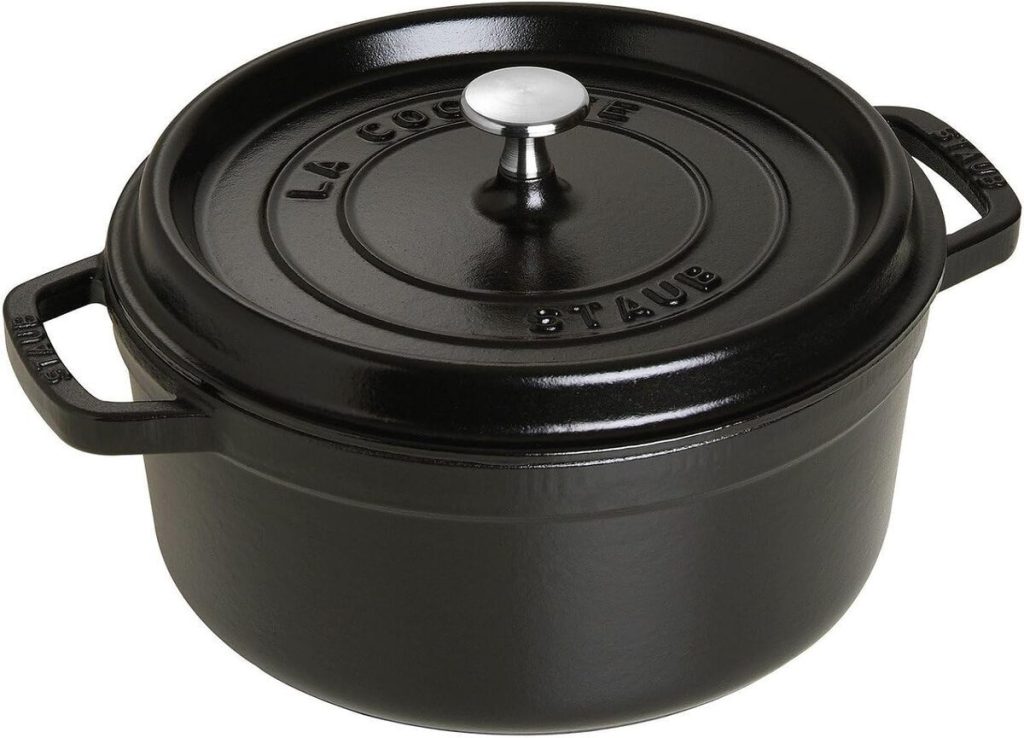 Test : cocotte ronde Staub 1102425 noire - 24 cm