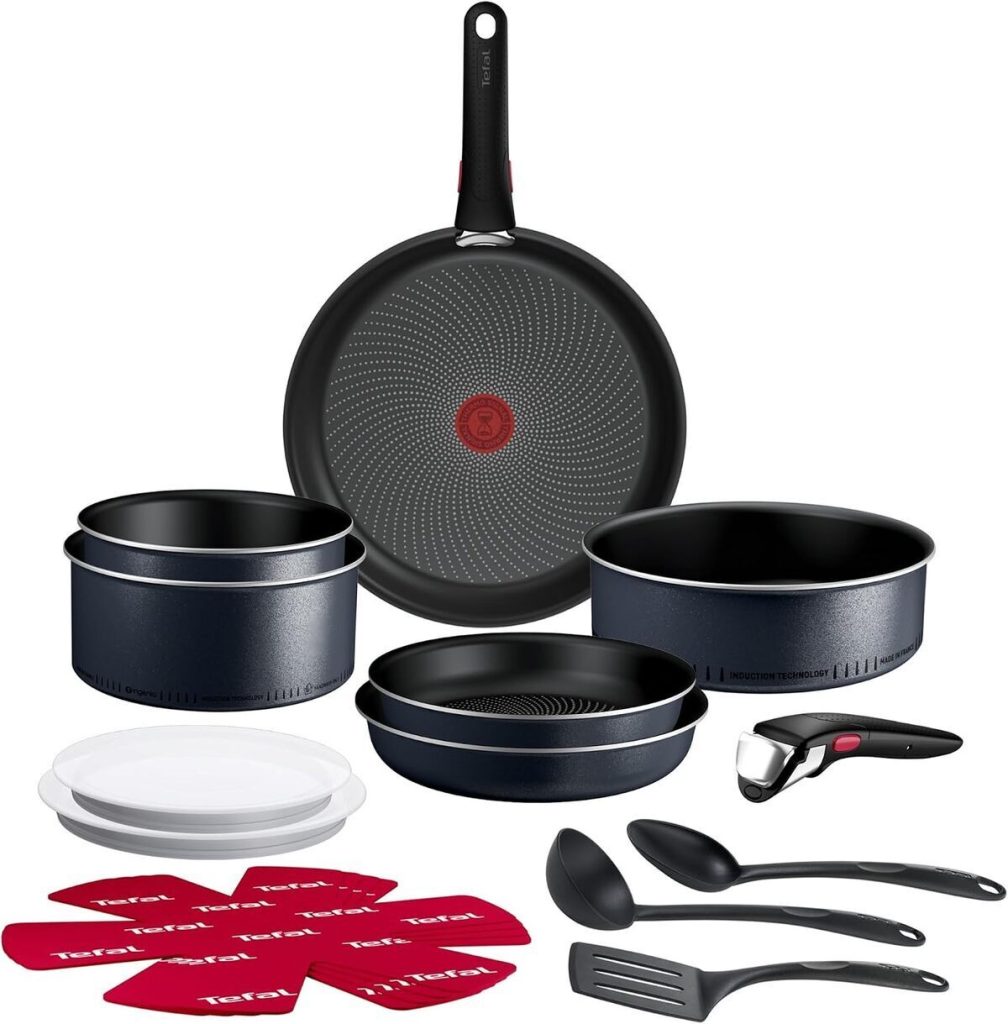 Test de la batterie de cuisine Ingenio Enjoy : 17 pièces grises scintillantes