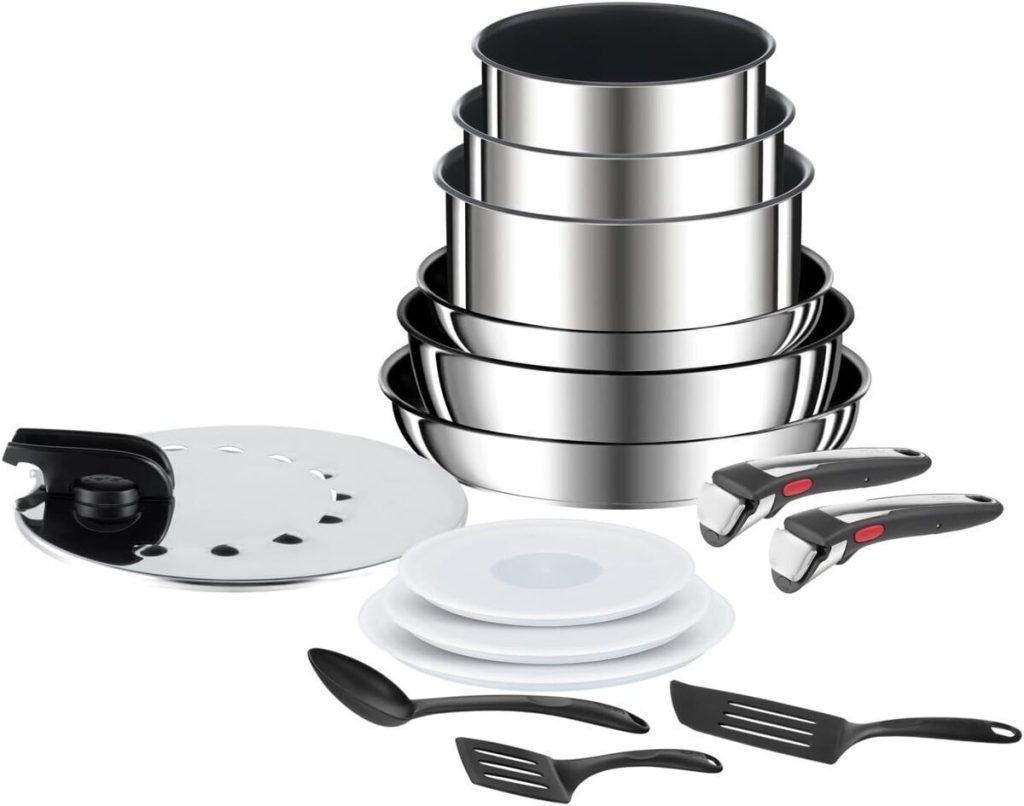 Test de la batterie Tefal Ingenio 15 pièces : gain de place et performance