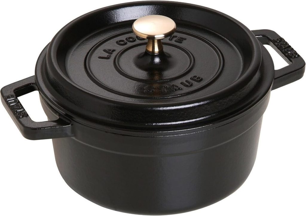 Test de la cocotte Staub noir mat 20 cm